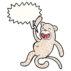 funny cartoon monkey