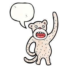 funny cartoon monkey