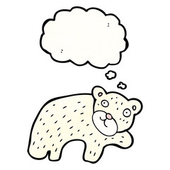 cartoon polar bear