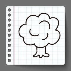 tree doodle drawing