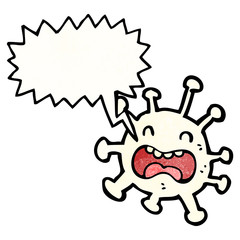 cartoon white blood cell