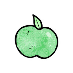 cartoon apple