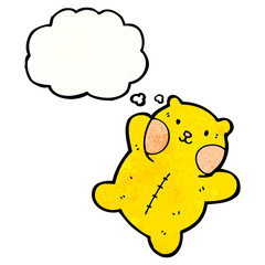 cartoon yellow teddy bear