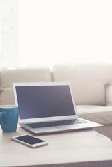 Laptop computer mockup