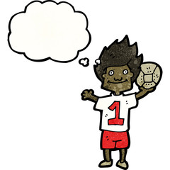 cartoon soccer player