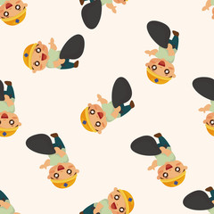worker ,seamless pattern
