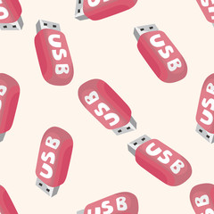 usb ,seamless pattern