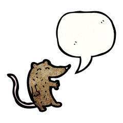 cartoon talking mouse