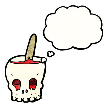 recommend clip art: cartoon skull bowl