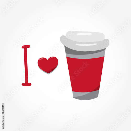 Cute Plastic Coffee Cups With Lid I Love A Cute Plastic Coffee Cups With Lid I Love A