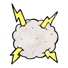 thundercloud cartoon symbol