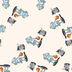 robot ,seamless pattern