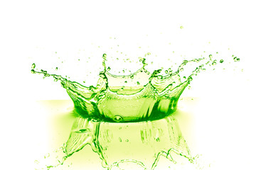 lime drink splash