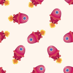 Obraz premium spaceship ,seamless pattern