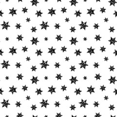 Star vector seamless pattern
