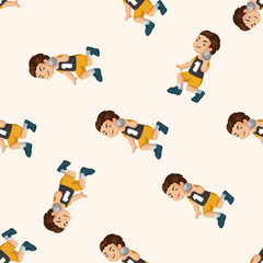 Track and field athletes ,seamless pattern