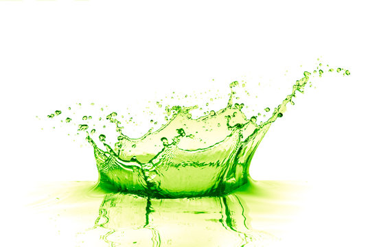 lime drink splash