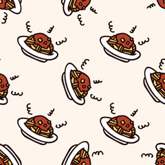 fast food spaghetti icon,10,seamless pattern