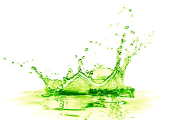 lime drink splash
