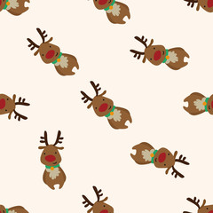 Christmas icon 10,seamless pattern