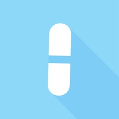 medicine icon with a long shadow