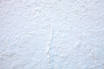 White painted wall for wallpaper