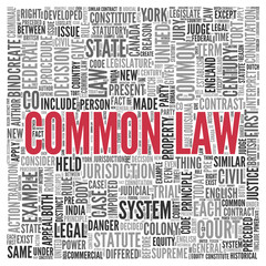 COMMON LAW Word Tag Cloud Design