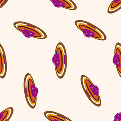 Space planet icon 10,seamless pattern