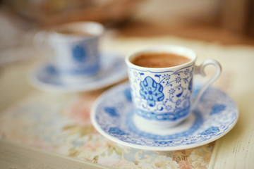Turkish Cofee with cup