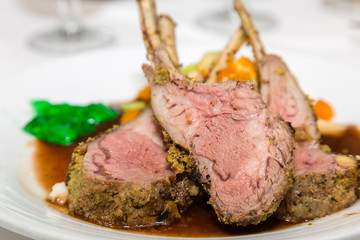 Medium Rare Lamb Chops