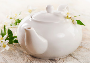 Obraz na płótnie Canvas Teapot of Jasmine tea