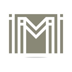 Logo Vector Letter M Wings Symbol Design Icons
