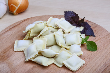 Raw ravioli