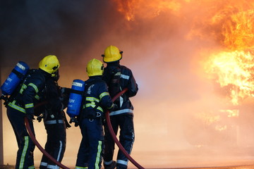 Large fire and explosion at industrial plant