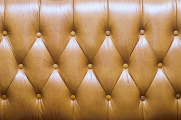 Close up genuine leather upholstery background