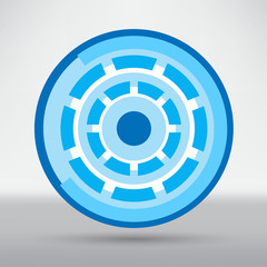 Cyber eye symbol icon