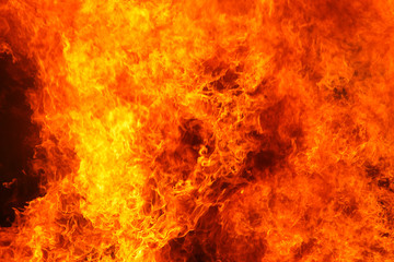 Large fire and explosion at industrial plant
