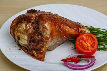 Rosted turkey leg