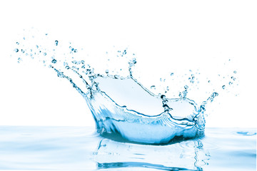 water splash, isolated on white background