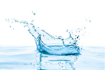 water splash, isolated on white background