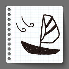 doodle sailboat