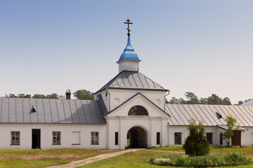Konevsky Monastery on the island Konevets, Ladoga Lake, Russia