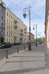 Obraz premium Pestel's street in town St. Petersburg, Russia.