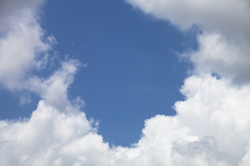 Obraz premium Blue sky and clouds