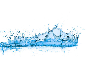 blue water splash