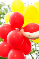 Red and Yellow Balloons