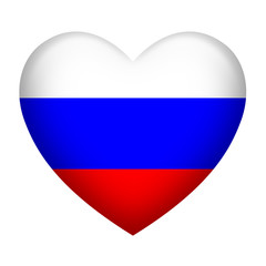 Russia Insignia Heart Shape