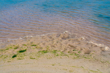 sand beach of Mae Khong River