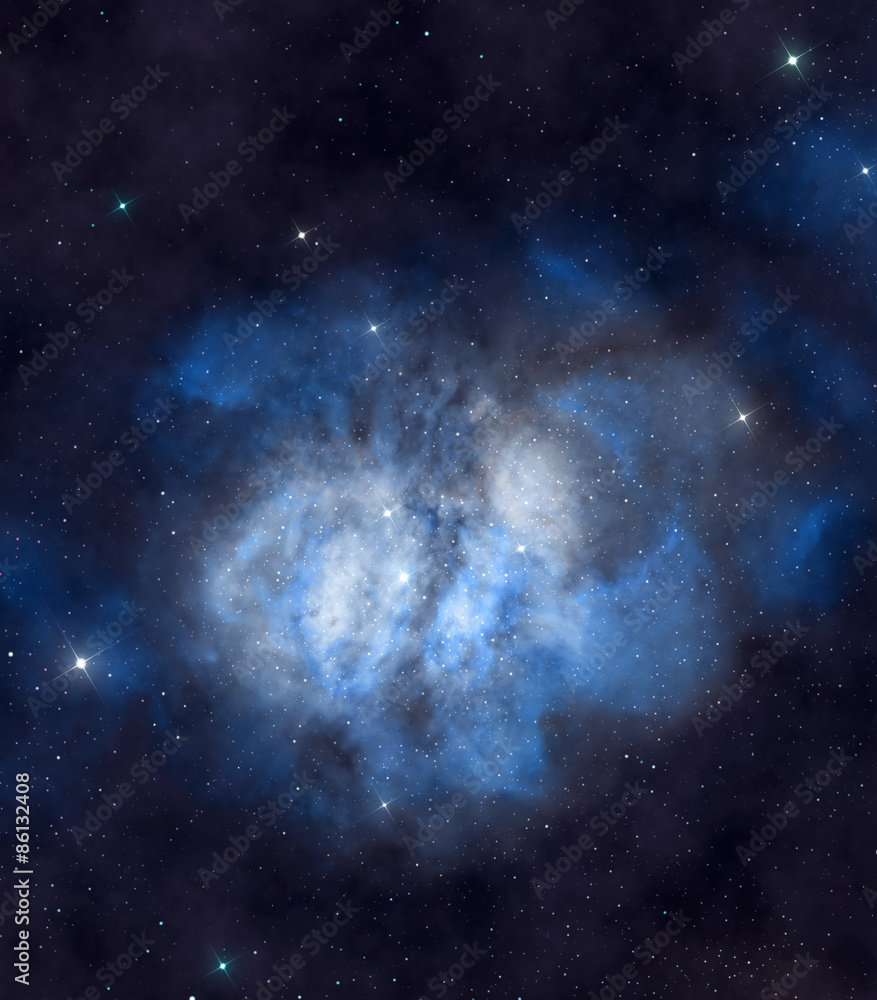 Wall mural deep space