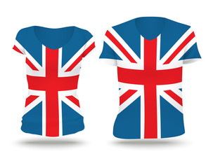 Flag shirt design of United Kingdom